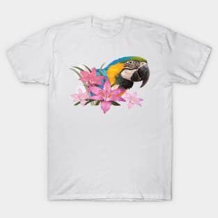 Blue and yellow macaw T-Shirt